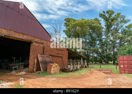 Irene Dairy Farm is a working dairy farm in Irene, Pretoria, where research is being done. Stock Photo