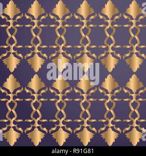 Golden Vintage Background Stock Vector