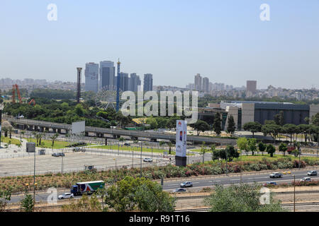 Tel Aviv, Israel Skyline as seen from north Stock Photo