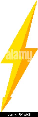 Flash and thunder bolt icon. High voltage and electricity symbol Stock Vector
