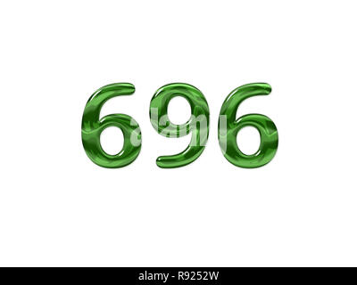 back number会報　♯1〜♯25 green-number-696-isolated-