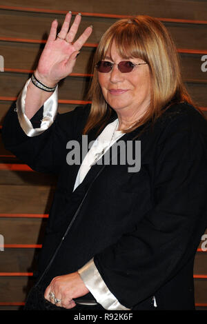 Los Angeles, California, USA. 18th Dec, 2018. 18 December 2018 - Penny Marshall, co-star of 'Laverne & Shirley' and director of 'A League of Their Own, ' dies at the age of 75 due to complications from diabetes. File photo: 02 March 2014 - West Hollywood, California - Penny Marshall. 2014 Vanity Fair Oscar Party following the 86th Academy Awards held at Sunset Plaza. Photo Credit: Byron Purvis/AdMedia Credit: Byron Purvis/AdMedia/ZUMA Wire/Alamy Live News Stock Photo