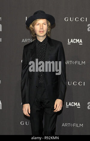 Los Angeles, CA, USA. 3rd Nov, 2018. LOS ANGELES - NOV 3: Beck at the 2018 LACMA: Art and Film Gala at the Los Angeles County Musem of Art on November 3, 2018 in Los Angeles, CA Credit: Kay Blake/ZUMA Wire/Alamy Live News Stock Photo