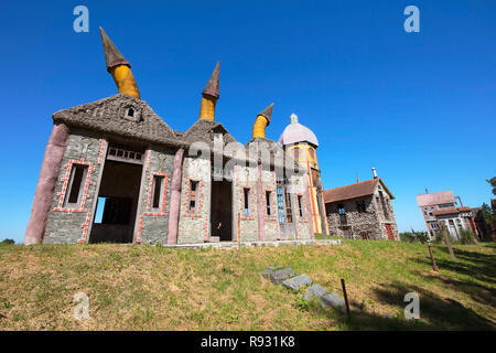 The eclectic village of Campanopolis. Gonzales Catan, Buenos Aires, Argentina. Stock Photo