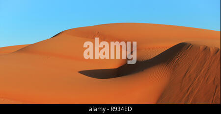 The Sharqiya sands ( Wahiba sands ) in Oman. Stock Photo