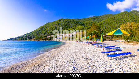 Beautiful Skopelos island,panoramic view,Greece Stock Photo