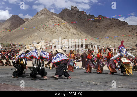 ladakh folk festival dance, ladakh, jammu and kashmir, india Stock Photo
