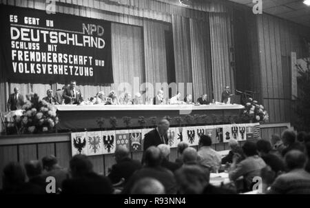 Party Congress of the far right-wing National Democratic Party of Germany (NPD) on 08.12.1979 in Ketsch. | usage worldwide Stock Photo