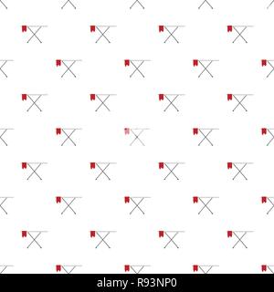 Ironing board pattern seamless vector repeat for any web design Stock Vector