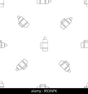 Camp thermos icon. Outline illustration of camp thermos vector icon for web design isolated on white background Stock Vector