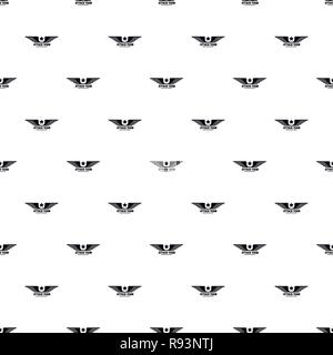 Atack avia team pattern seamless vector repeat geometric for any web design Stock Vector