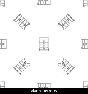 Wood bee house icon. Outline illustration of wood bee house vector icon for web design isolated on white background Stock Vector