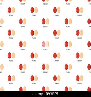 Peanut pattern seamless vector repeat for any web design Stock Vector