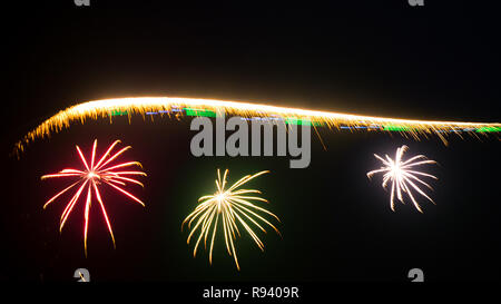 Fireworks in Khobar Stock Photo