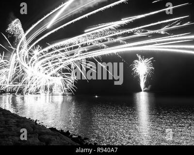 Fireworks in Khobar Stock Photo