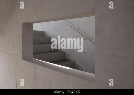 a concrete window Stock Photo