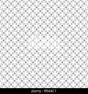 Seamless pattern. Modern stylish geometric texture with repeating dashed circles, rhombuses, dots. Vector contemporary design Stock Vector