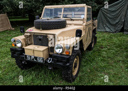 British Army Land Rover 1983 Series III Stock Photo