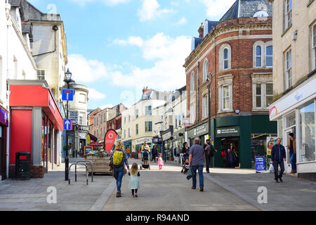 Pedestrianised High Street, Stroud, Gloucestershire, England, United ...