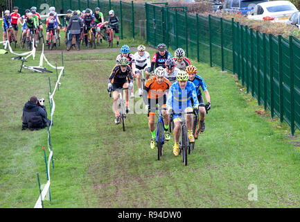 Abergavenny Welsh cyclecross Champoinship 2018 Stock Photo