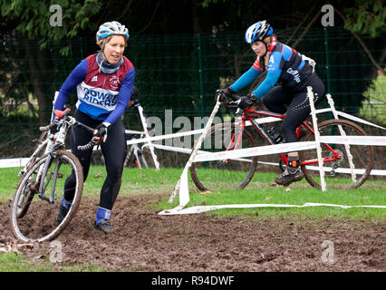 Abergavenny Welsh cyclecross Champoinship 2018 Stock Photo