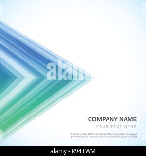Blue Abstract Background for Design. Vector, illustration, eps10. Stock Vector