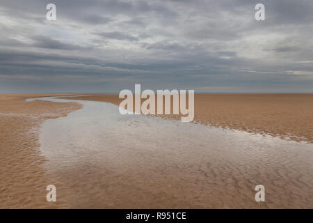 Holkham Beach, Holkham, Norfolk,England, UK Stock Photo