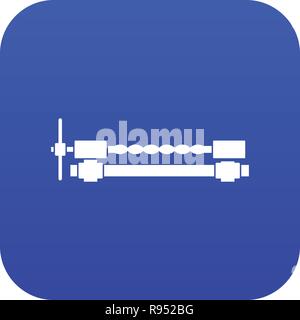 Blacksmiths clamp icon digital blue for any design isolated on white vector illustration Stock Vector