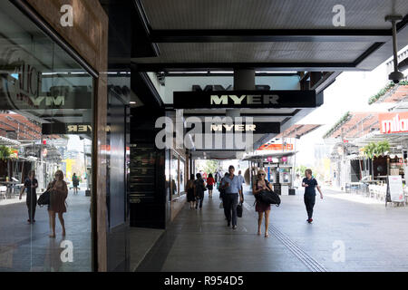 Myer store, Queen Street, Brisbane, Queensland, Australia Stock Photo