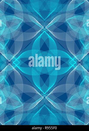 Guilloche background, vector illustration Stock Vector