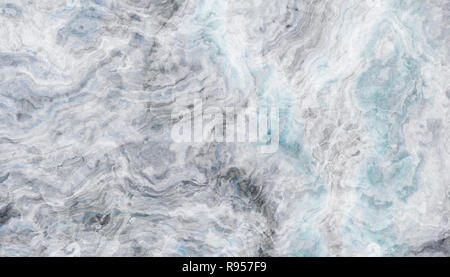 The tile of white onyx abstract texture with blue inclusions. Light background. 2D illustration. Natural beauty Stock Photo