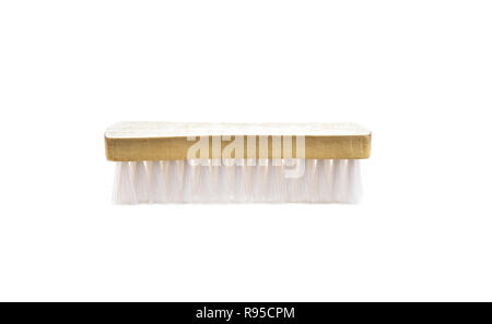 clothes cleaning brush isolated on white background Stock Photo