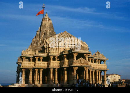 Somnath Temple, Dwarka, Gujarat, India Stock Photo