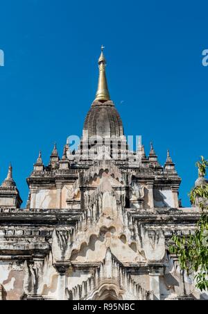 Gawdawpalin Temple,, Gaw Daw Palin Phaya, Old Bagan, Myanmar, Burma Stock Photo