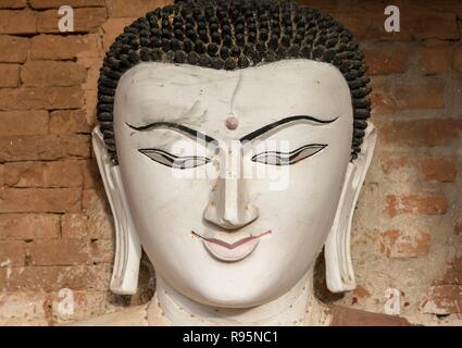 Buddha statue at TaWaGu Pagoda, Bagan, Myanmar, Burma Stock Photo