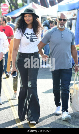 Garcelle Beauvais goes to the farmers market with a male companion  Featuring: Garcelle Beauvais Where: Los Angeles, California, United States When: 18 Nov 2018 Credit: WENN.com Stock Photo