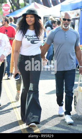 Garcelle Beauvais goes to the farmers market with a male companion  Featuring: Garcelle Beauvais Where: Los Angeles, California, United States When: 18 Nov 2018 Credit: WENN.com Stock Photo