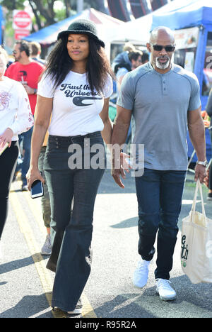 Garcelle Beauvais goes to the farmers market with a male companion  Featuring: Garcelle Beauvais Where: Los Angeles, California, United States When: 18 Nov 2018 Credit: WENN.com Stock Photo