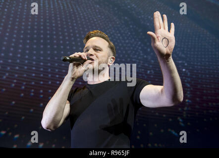 Artists perform at Camden's Roundhouse as part of the award-winning mental health campaign #IAMWHOLE Music 4 Mental Health  Featuring: Olly Murs Where: London, United Kingdom When: 18 Nov 2018 Credit: Neil Lupin/WENN Stock Photo