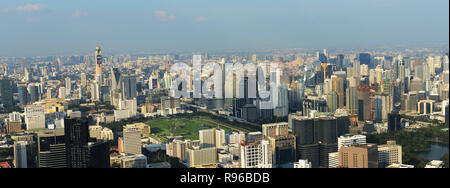 The Baiyoke Tower II is the 2nd tallest building in Bangkok. Stock Photo