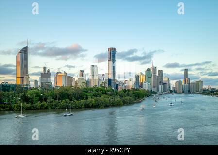 Brisbane skyline, capital of Queensland, Australia Stock Photo