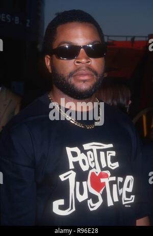 HOLLYWOOD, CA - MAY 12: Actor/rapper Ice Cube attends the 'Posse' Premiere on May 12,1993 at the Cinerama Dome in Hollywood, California. Photo by Barry King/Alamy Stock Photo Stock Photo