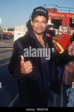 HOLLYWOOD, CA - MAY 12: Director Mario Van Peebles attends the 'Posse' Premiere on May 12,1993 at the Cinerama Dome in Hollywood, California. Photo by Barry King/Alamy Stock Photo Stock Photo