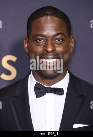 Sterling K. Brown arrives at the 69th Primetime Emmy Awards on Sunday