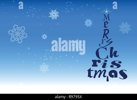 Merry christmas greeting card Stock Vector