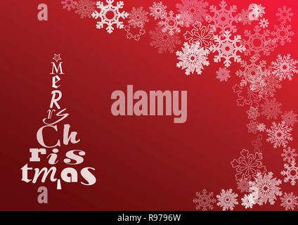 Merry christmas greeting card Stock Vector