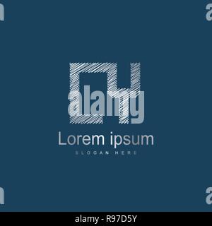 Initial Letter LY Logo Template Vector Design. Abstract letter logo design Stock Vector