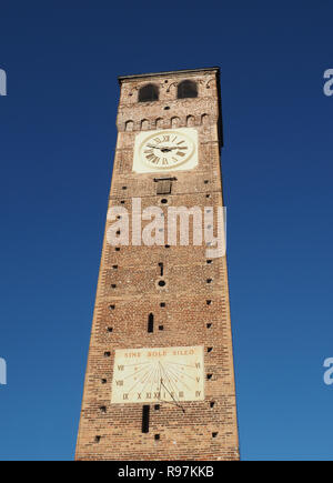 Torre Civica (meaning belfry) in Grugliasco, Italy Stock Photo