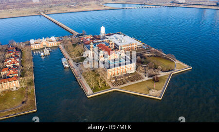 Ellis Island, New York City, NY, USA Stock Photo