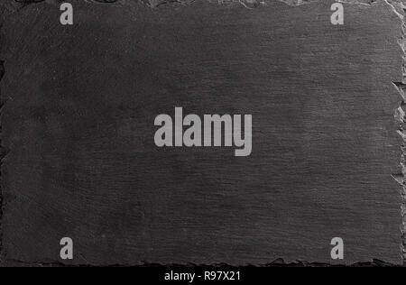 Texture of dark grey or black slate background Stock Photo